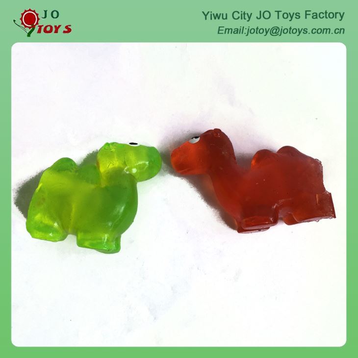 Cheapes Small Plastic Material 3D Sticky Cute Camel Animal Toy 3