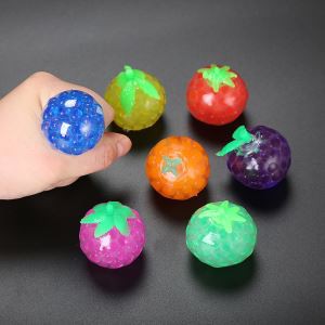 الجملة 5CM الفاكهة جيلي اسفنجي الكرة لآلة البيع
