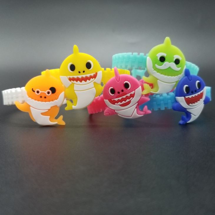 PVC Shark Bracelet Toy