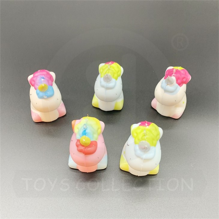 Hot Slow Rising Rainbow Unicorn Horse For Vending Machine